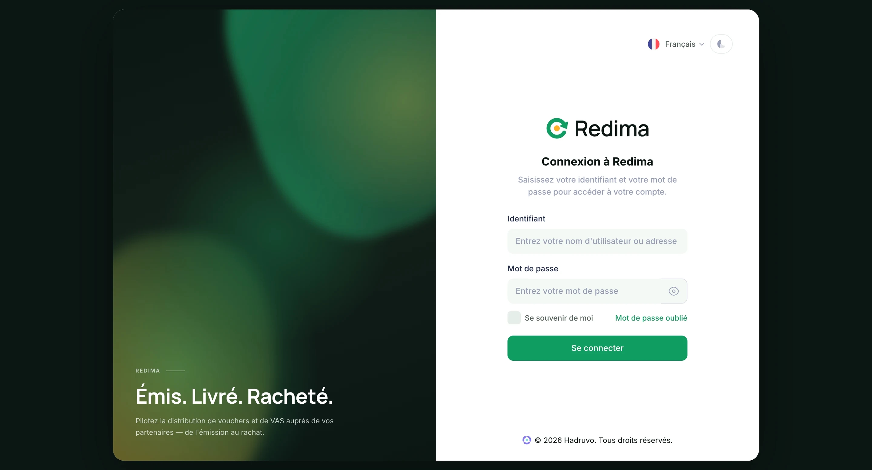 Redima partner login